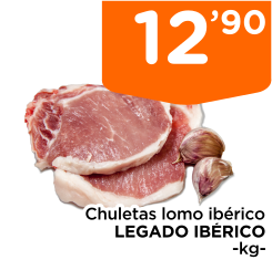 Chuletas lomo ib?rico LEGADO IB?RICO -kg-