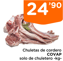 Chuletas de cordero COVAP solo de chuletero -kg-