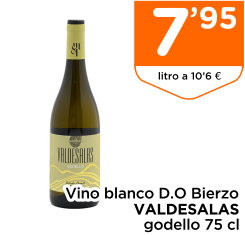Vino blanco D.O Bierzo VALDESALAS godello 75 cl