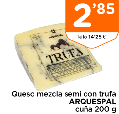 Queso mezcla semi con trufa ARQUESPAL cu?a 200 g