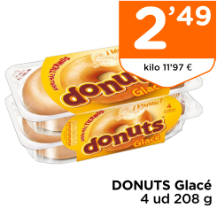 DONUTS Glac? 4 ud 208 g
