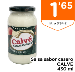 Salsa sabor casero CALV? 430 ml