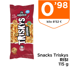 Snacks Triskys RISI 115 g