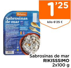 Sabrosinas de mar RIKISSSIMO 2x100 g