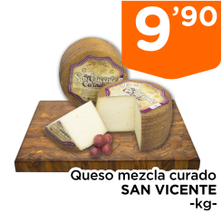 Queso mezcla curado SAN VICENTE -kg-