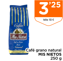 Caf? grano natural MIS NIETOS 250 g