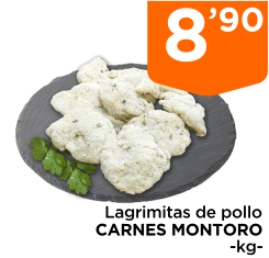 Lagrimitas de pollo CARNES MONTORO -kg-