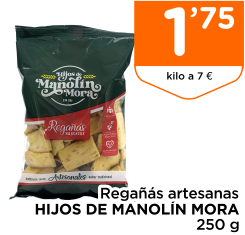 Rega??s artesanas HIJOS DE MANOL?N MORA 250 g