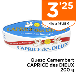 Queso Camembert CAPRICE des DIEUX 200 g