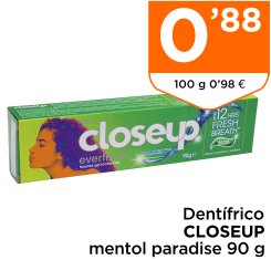 Dent?frico CLOSEUP mentol paradise 90 g