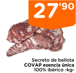 Secreto de bellota COVAP esencia ?nica 100% ib?rico -kg-