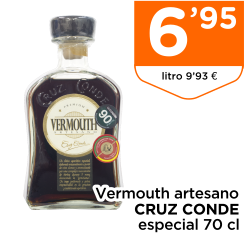 Vermouth artesano CRUZ CONDE especial 70 cl