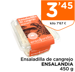 Ensaladilla de cangrejo ENSALANDIA 450 g