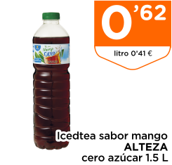 Icedtea sabor mango ALTEZA cero az?car 1.5 L