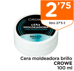 Cera moldeadora brillo CROWE 100 ml