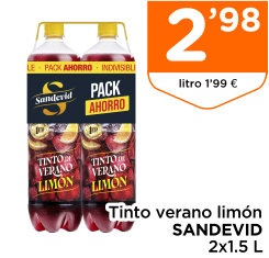 Tinto verano lim?n SANDEVID 2x1.5 L