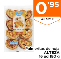 Palmeritas de hoja ALTEZA 16 ud 180 g