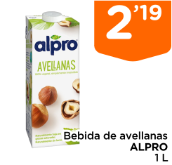 Bebida de avellanas ALPRO 1 L
