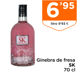 Ginebra de fresa SK 70 cl