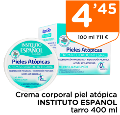 Crema corporal piel at?pica INSTITUTO ESPA?OL tarro 400 ml