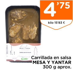 Carrillada en salsa MESA Y YANTAR 300 g aprox.