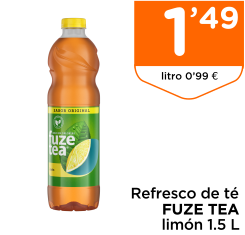 Refresco de t? FUZE TEA lim?n 1.5 L