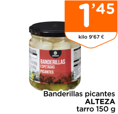 Banderillas picantes ALTEZA tarro 150 g