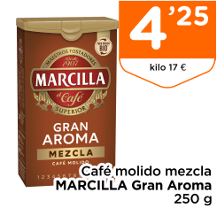 Caf? molido mezcla MARCILLA Gran Aroma 250 g