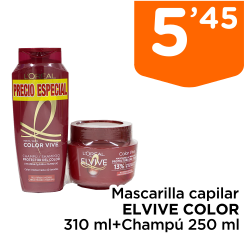 Mascarilla capilar ELVIVE COLOR 310 ml+Champ? 250 ml