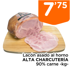 Lac?n asado al horno ALTA CHARCUTER?A 90% carne -kg-