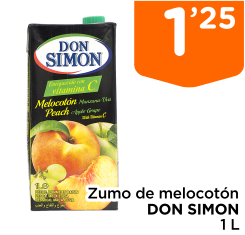 Zumo de melocot?n DON SIMON 1 L