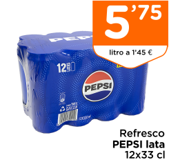 Refresco PEPSI lata 12x33 cl