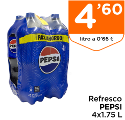 Refresco PEPSI 4x1.75 L