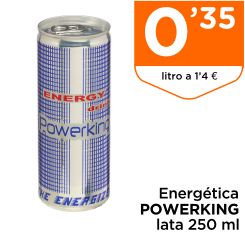 Energ?tica POWERKING lata 250 ml