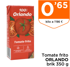 Tomate frito ORLANDO brik 350 g