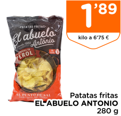 Patatas fritas EL ABUELO ANTONIO 280 g