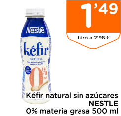 K?fir natural sin az?cares NESTLE 0% materia grasa 500 ml