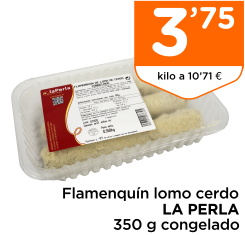 Flamenqu?n lomo cerdo LA PERLA 350 g congelado