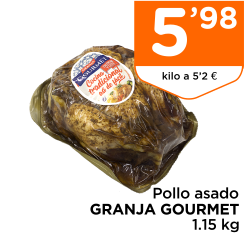 Pollo asado GRANJA GOURMET 1.15 kg