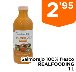 Salmorejo 100% fresco REALFOODING 1 L
