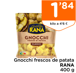 Gnocchi frescos de patata RANA 400 g
