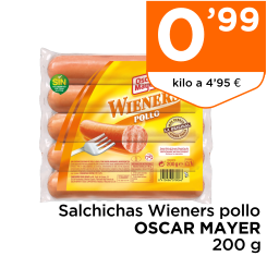 Salchichas Wieners pollo OSCAR MAYER 200 g