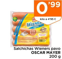 Salchichas Wieners pavo OSCAR MAYER 200 g