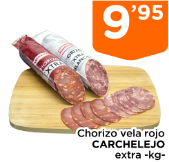 Chorizo vela rojo CARCHELEJO extra -kg-