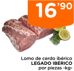 Lomo de cerdo ib?rico LEGADO IB?RICO por piezas -kg-
