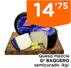 Queso mezcla G? BAQUERO semicurado -kg-