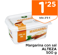 Margarina con sal ALTEZA 500 g