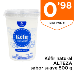 K?fir natural ALTEZA sabor suave 500 g