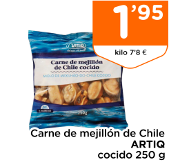 Carne de mejill?n de Chile ARTIQ cocido 250 g