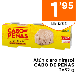 At?n claro girasol CABO DE PE?AS 3x52 g